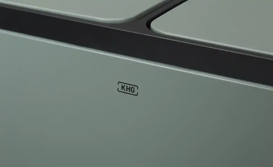 KHG Abfalleimer 2x15l, Detailansicht