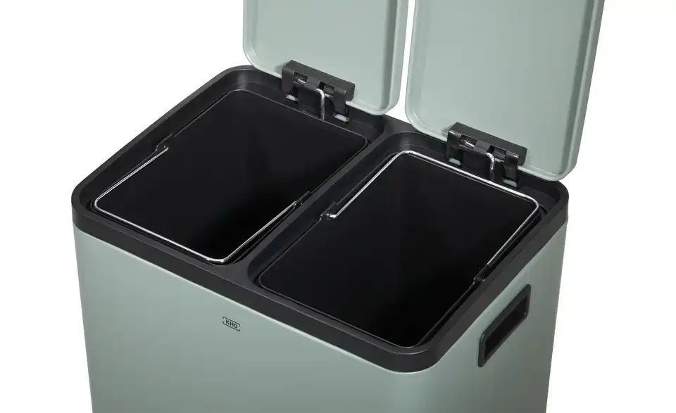 KHG Abfalleimer 2x15l, Detailansicht