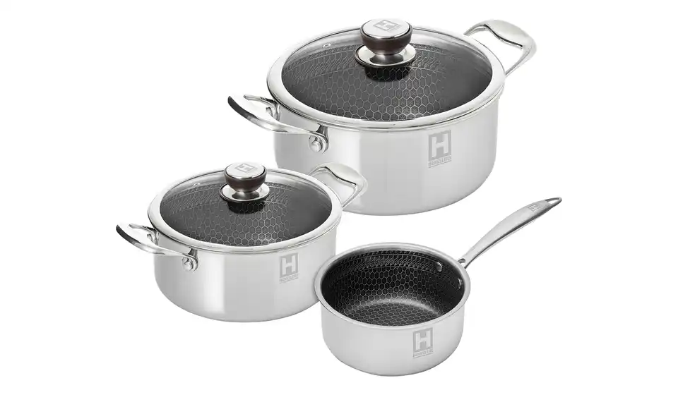 Hensslers Topfset, Frontansicht