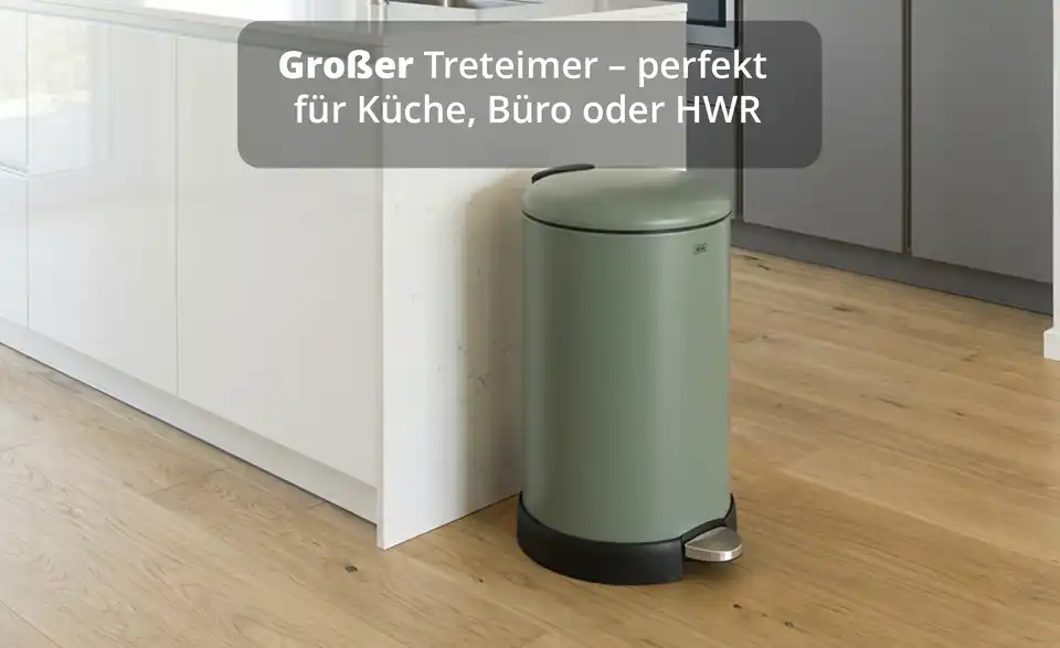 KHG Abfalleimer, Bild mit Text