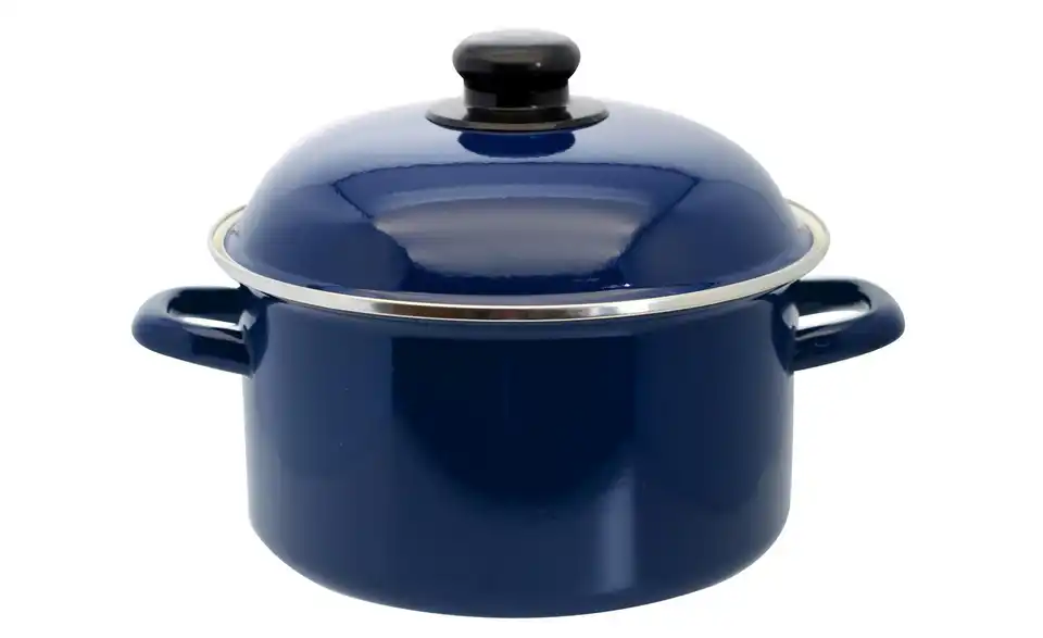 ELO Fleischtopf 20cm Royalblau, Frontansicht