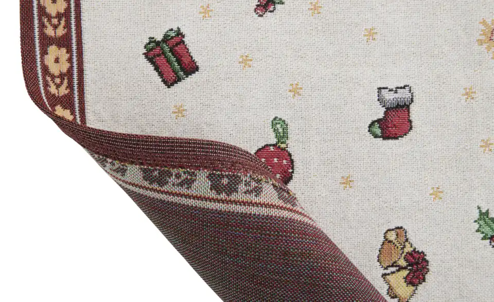 Tischset Santa, Detailansicht