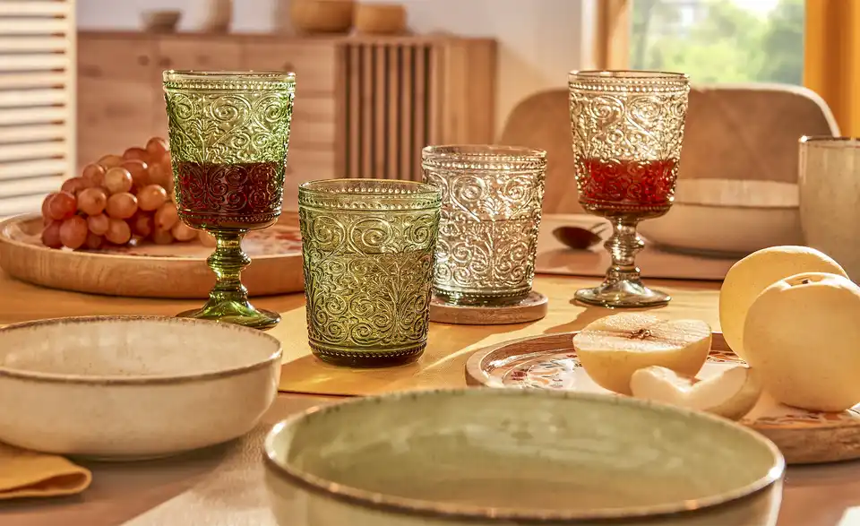 HOME STORY Trinkglas, in Wohnsituation