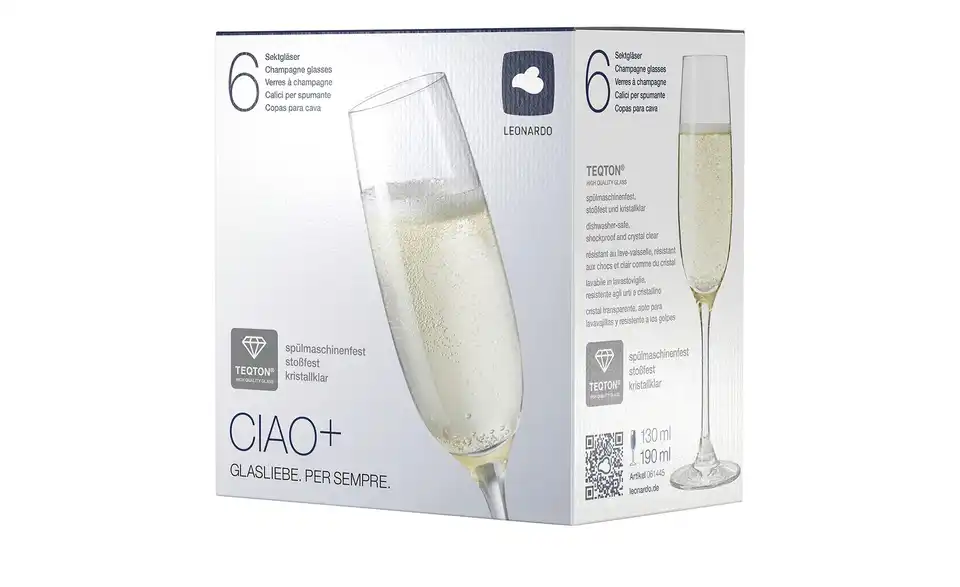 LEONARDO Gläserset Ciao+ 6er Set, Perspektive