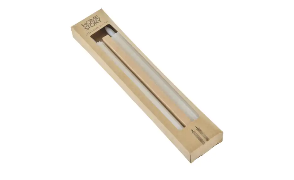 HOME STORY LED Stabkerze, 2er Set, Perspektive