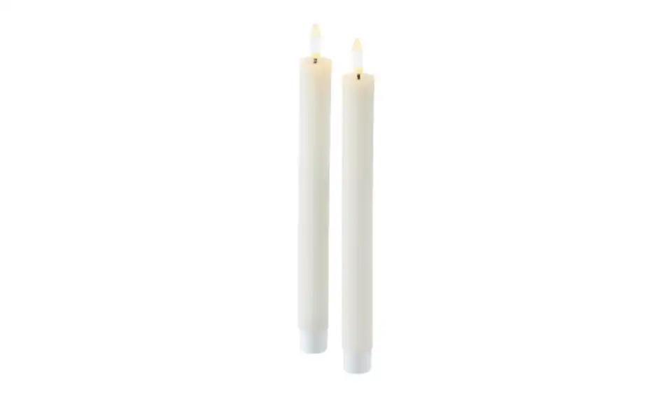 HOME STORY LED Stabkerze, 2er Set, Beleuchtet