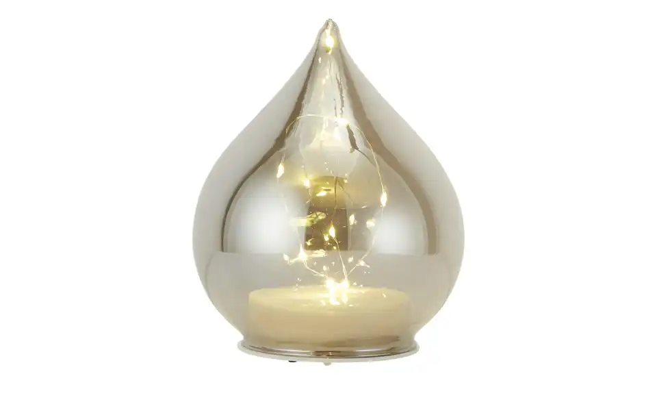 LED Tischdekoration Tropfen, Beleuchtet