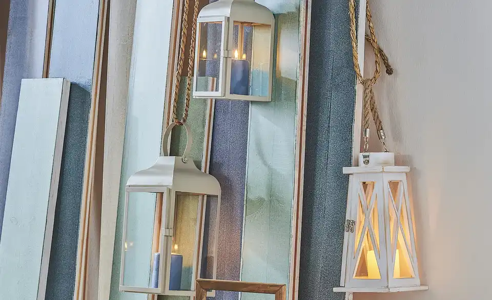 Laterne, in Wohnsituation