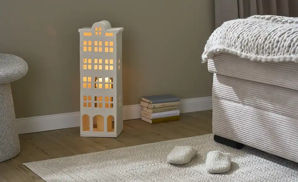 HOME STORY Windlicht Haus, in Wohnsituation