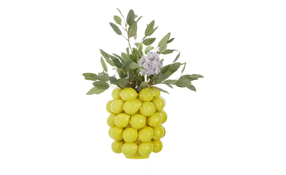 HOME STORY Vase 3D Zitrone, in Wohnsituation