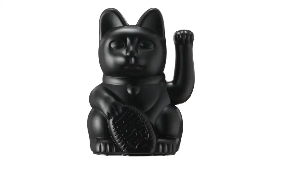 Winkekatze, Frontansicht