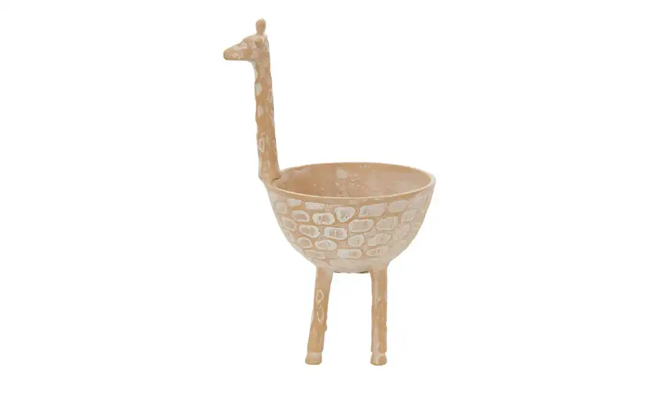 HOME STORY Deko Schale Giraffe, Profilansicht