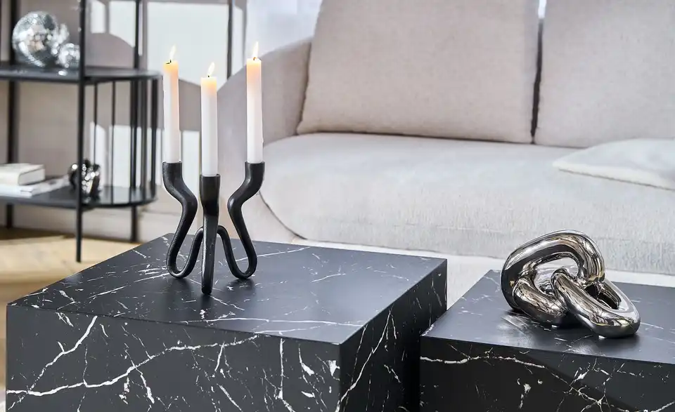 HOME STORY 3er Kerzenständer, in Wohnsituation