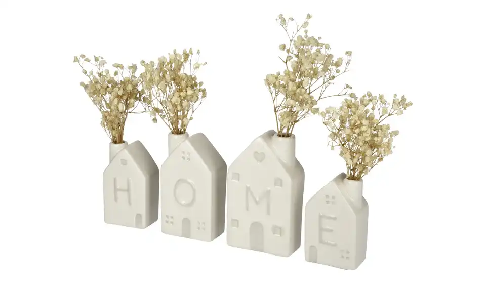 HOME STORY 4er Set Vasen "Home", Perspektive