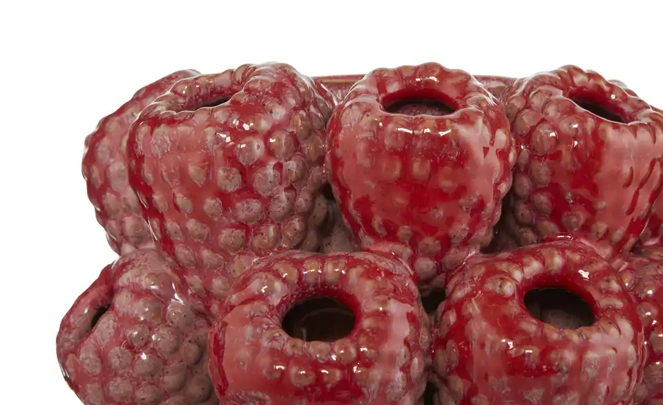 HOME STORY 3D Himbeeren Vase, Detailansicht