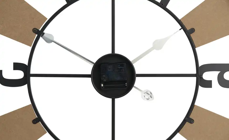 Wanduhr, Detailansicht