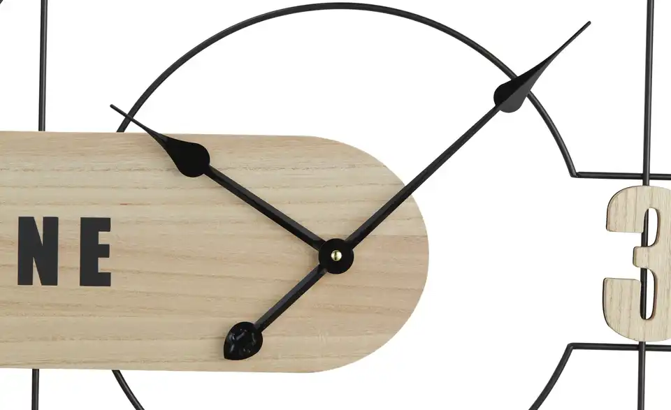 Wanduhr, Detailansicht