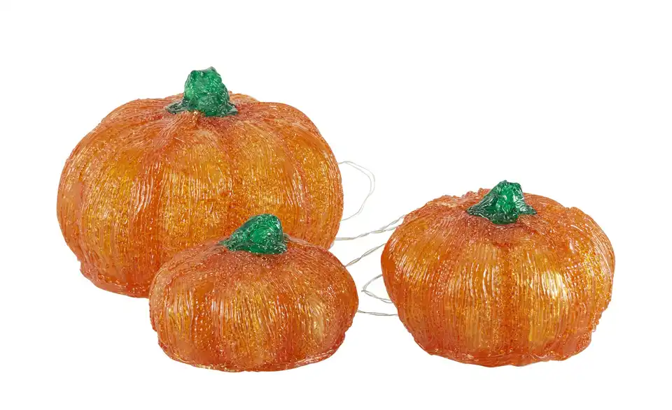 LED Kürbis, 3er Set, Perspektive