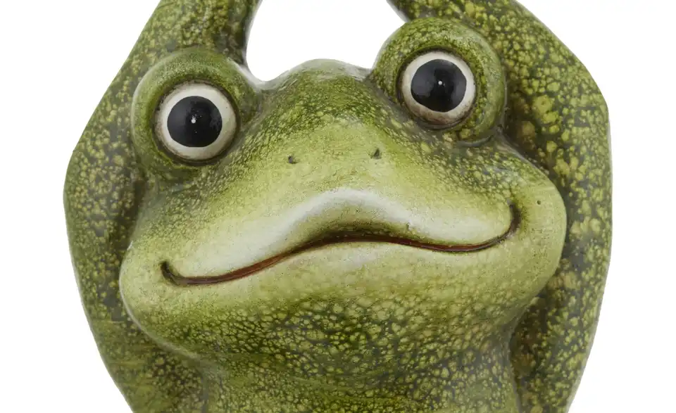 HOME STORY Deko Figur Frosch, Detailansicht
