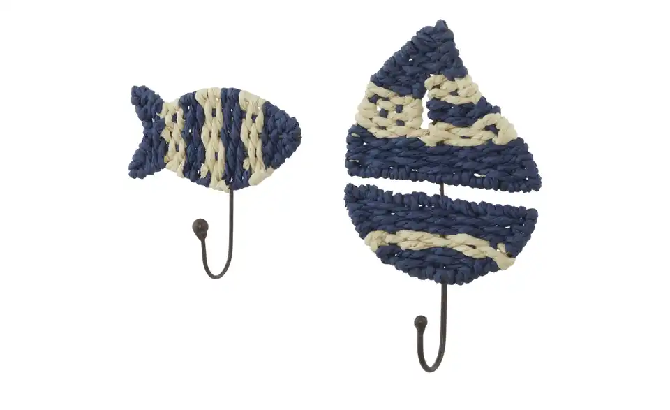 HOME STORY Wandhaken Fisch, 2er Set, Perspektive