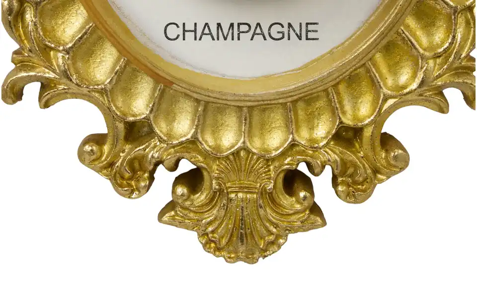 Wandobjekt "Press for champagne", Detailansicht