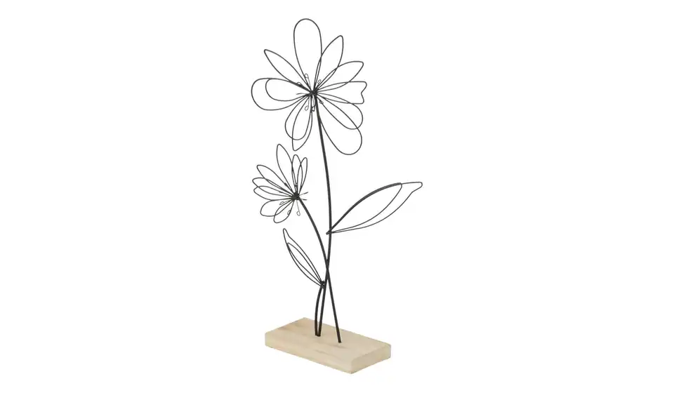 Dekoaufsteller Blume, 2er Set, Perspektive