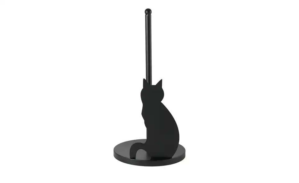 Küchenrollenhalter Katze, Frontansicht