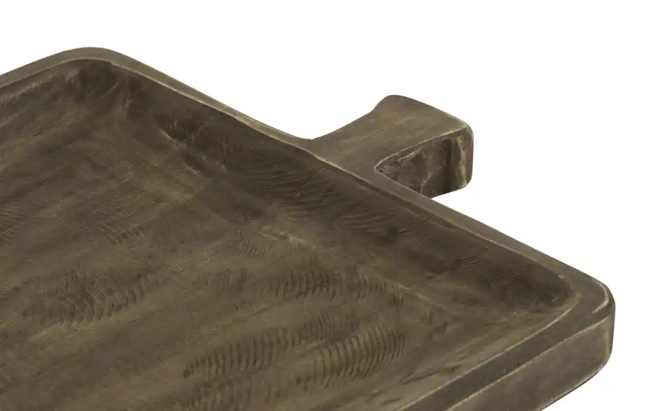 Holz Tablett, Detailansicht