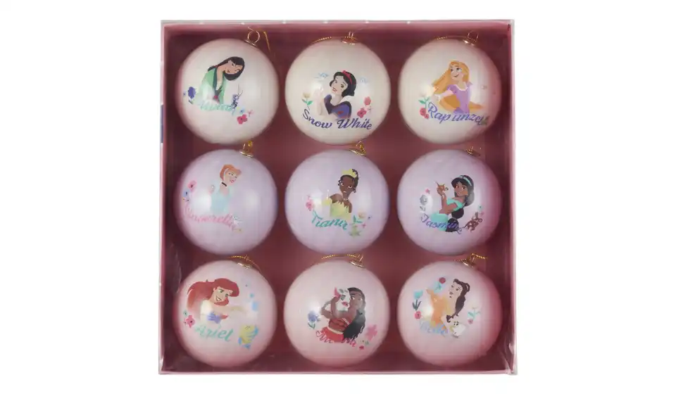 Disney Weihnachtskugeln, Disney, 9er Set, in Wohnsituation