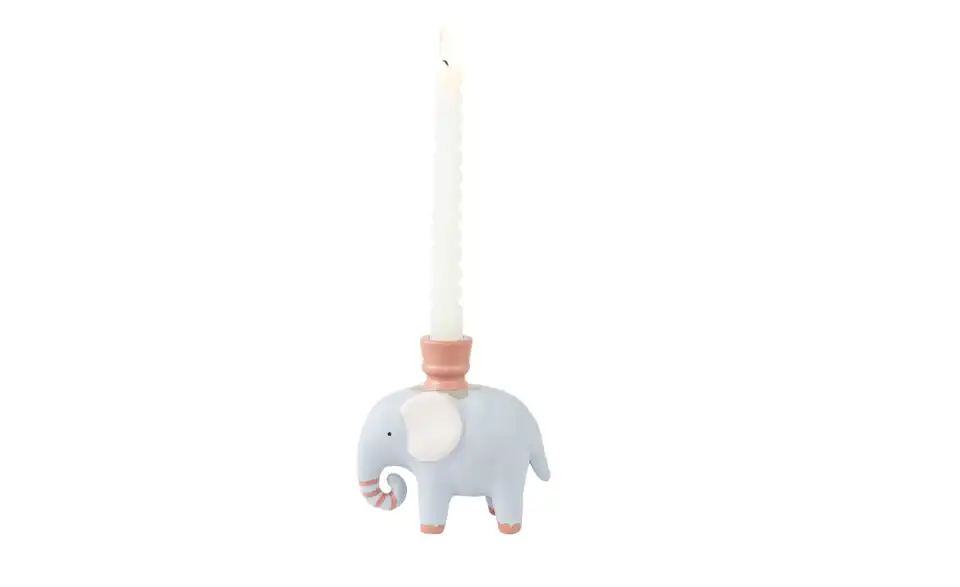 HOME STORY Kerzenhalter Elefant, Beleuchtet