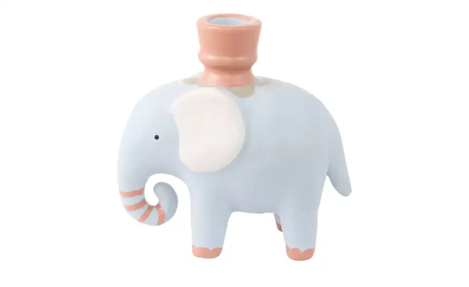 HOME STORY Kerzenhalter Elefant, Frontansicht