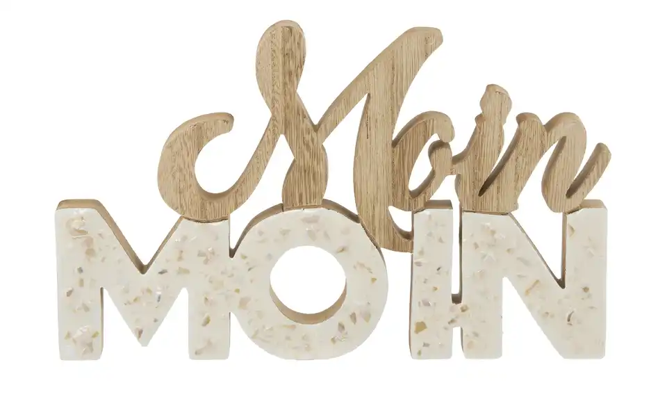 HOME STORY Schriftzug Moin Moin, Frontansicht