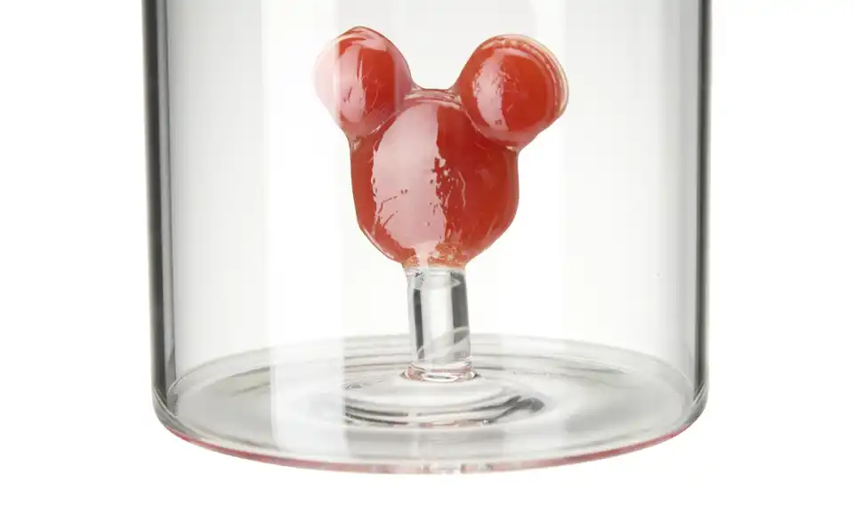 Disney Glas mit 3D Mickey, Detailansicht