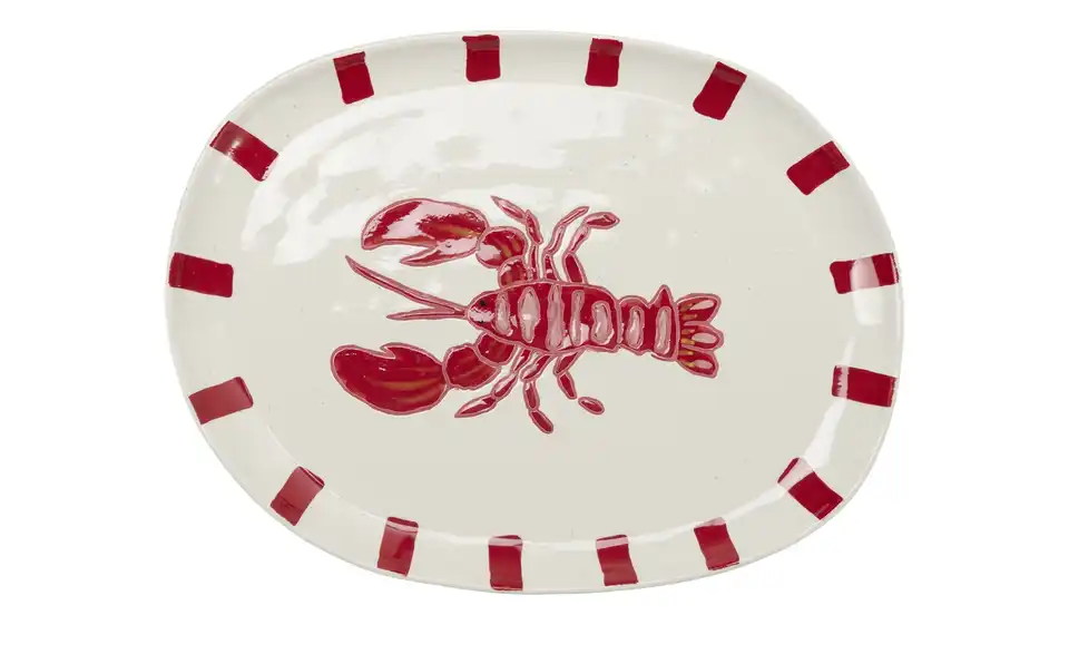 Teller Lobster, Frontansicht