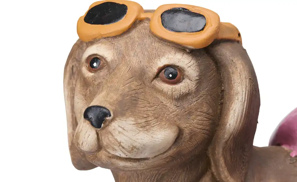 Dekofigur Hund, Detailansicht