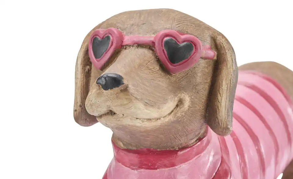 Dekofigur Hund, Detailansicht