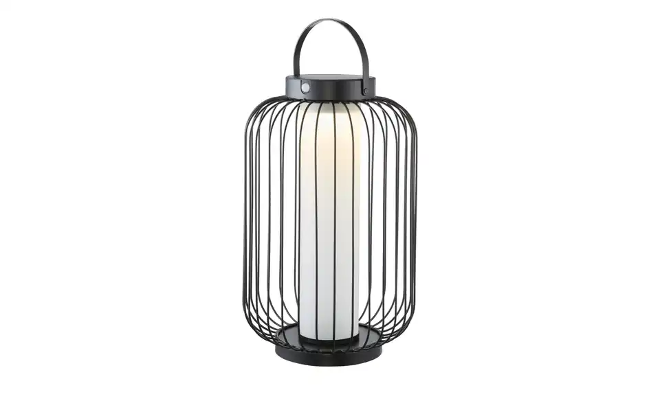 HOME STORY LED Solar Laterne, Beleuchtet