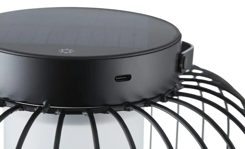 HOME STORY LED Solar Laterne, Detailansicht