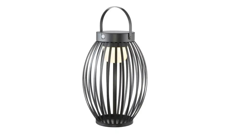 HOME STORY LED Solarlaterne, Beleuchtet