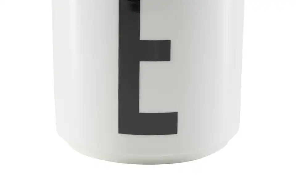 DESIGN LETTERS Buchstabenbecher, Detailansicht