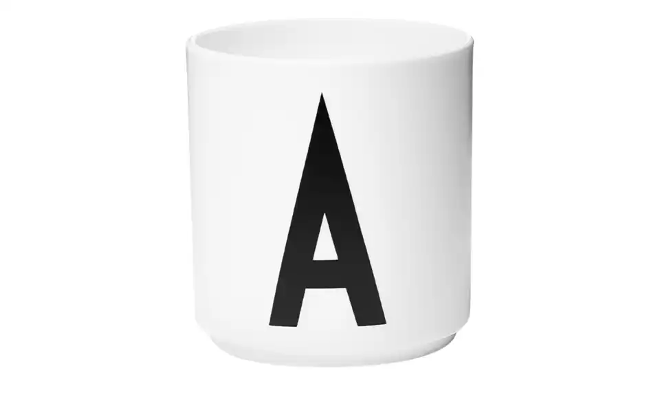 DESIGN LETTERS Buchstabenbecher, Frontansicht