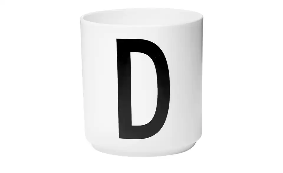 DESIGN LETTERS Buchstabenbecher, Frontansicht