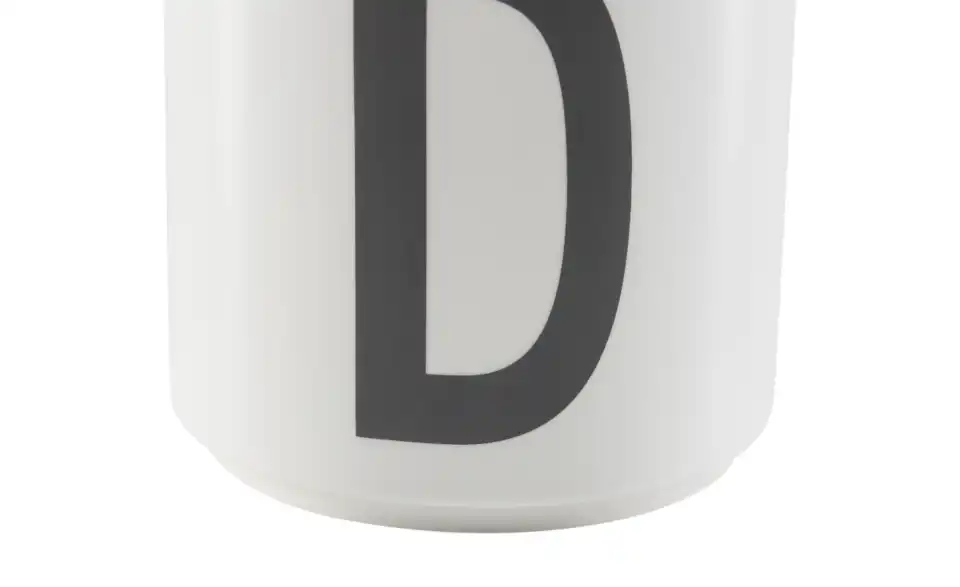 DESIGN LETTERS Buchstabenbecher, Detailansicht