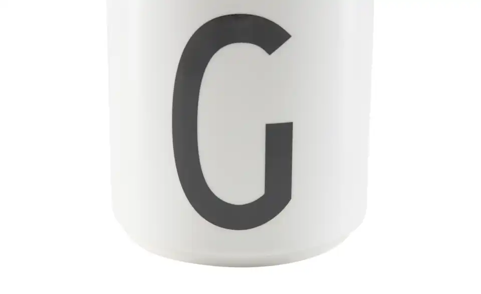 DESIGN LETTERS Buchstabenbecher, Detailansicht