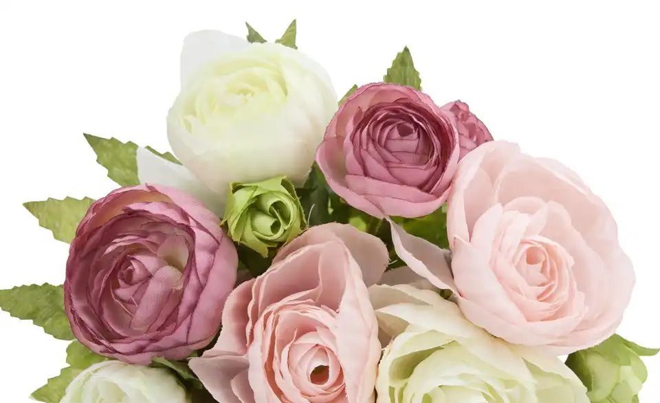 Strauß Ranunkeln, Detailansicht