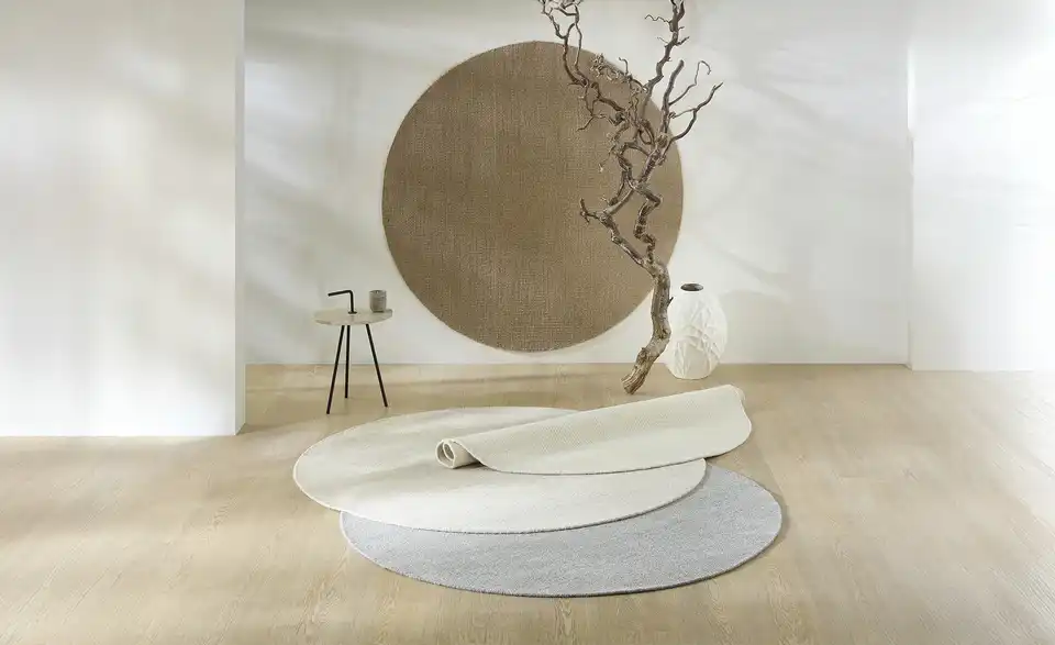 Handweb-Teppich, in Wohnsituation