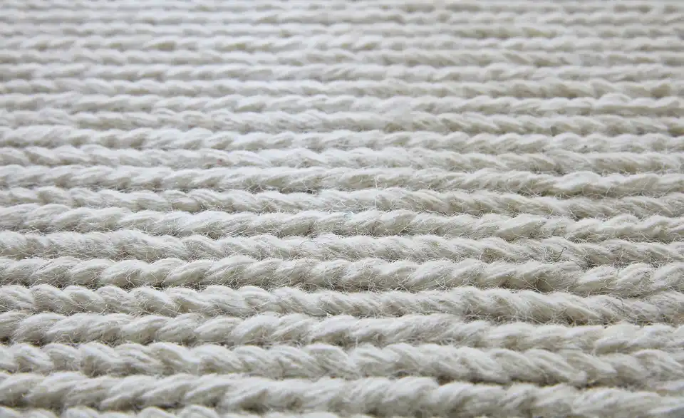 Handweb-Teppich, Detailansicht