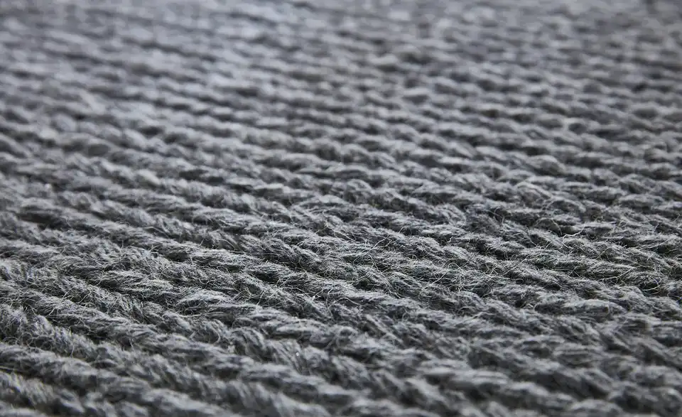 Handweb-Teppich, Detailansicht