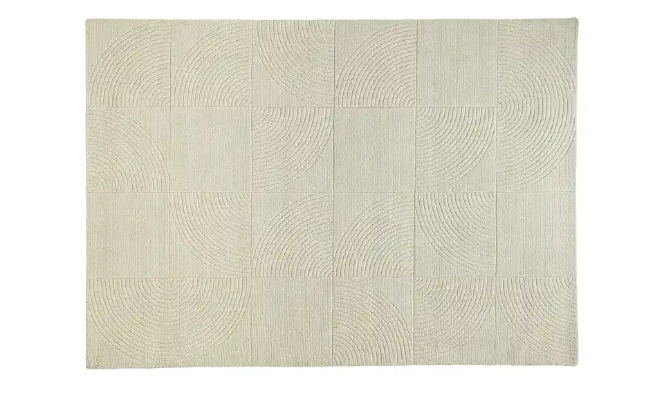 Handweb-Teppich, Frontansicht