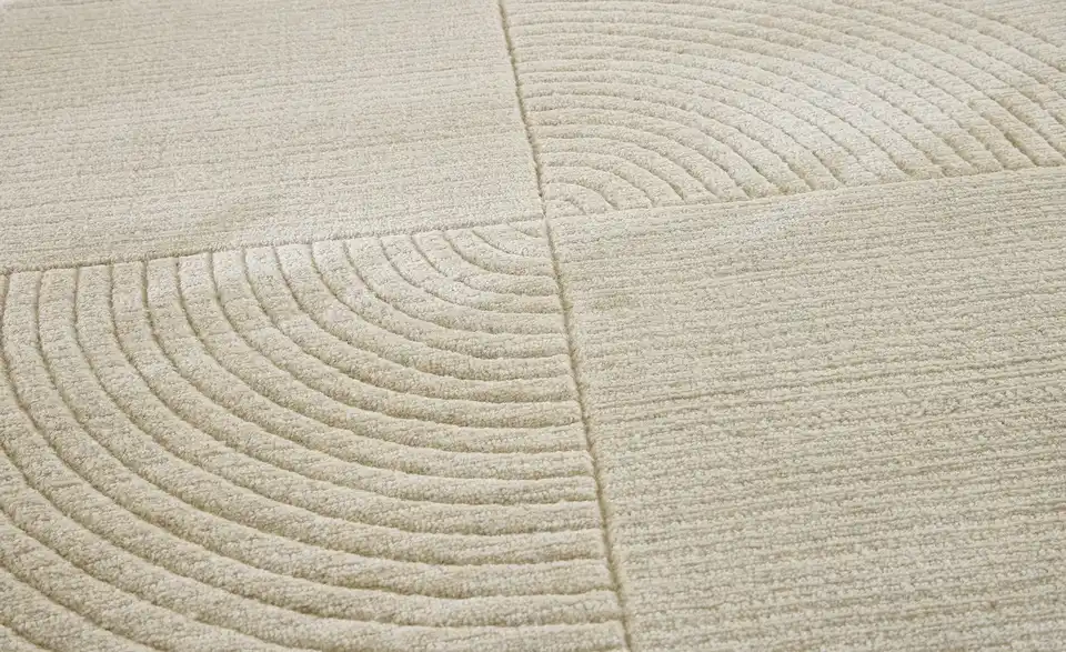 Handweb-Teppich, Detailansicht